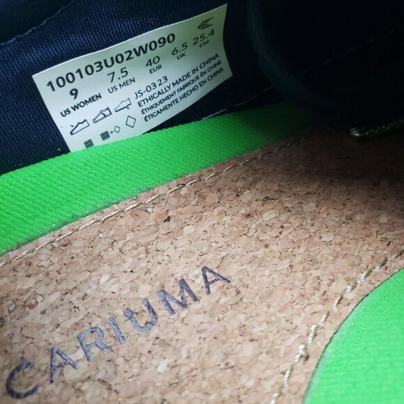 Cariuma Oca Low Canvas Sneaker Womens 9 Blue Lace Up Low Top Casual Shoe - Picture 10 of 11